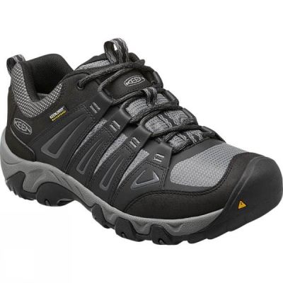 Zapatos Keen Oakridge Waterproof Hombre - Gris Oscuro - Chile NPY869720